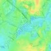 Utterslev Mose topographic map, elevation, terrain