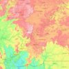 Mamou Region topographic map, elevation, terrain