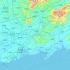 电白区 topographic map, elevation, terrain