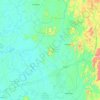 Bombali District topographic map, elevation, terrain