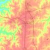 Moberly topographic map, elevation, terrain