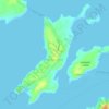 Cousins Island topographic map, elevation, terrain