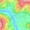 Ville de Richmond topographic map, elevation, terrain