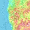 Rogue River-Siskiyou National Forest topographic map, elevation, terrain