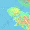 Area B (Quatsino Sound/Cape Scott) topographic map, elevation, terrain