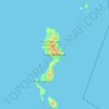 Kabupaten Kepulauan Talaud topographic map, elevation, terrain