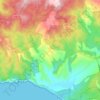Johanna topographic map, elevation, terrain