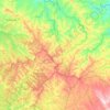 Ventania topographic map, elevation, terrain