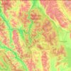 Kootenai National Forest topographic map, elevation, terrain