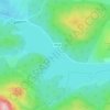 Carron Valley Reservoir topographic map, elevation, terrain