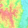 gmina Rudnik topographic map, elevation, terrain