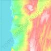 Illeret ward topographic map, elevation, terrain