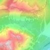 Falls Lake topographic map, elevation, terrain