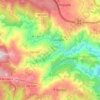 Louredo e Fornelos topographic map, elevation, terrain