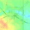 Plains topographic map, elevation, terrain