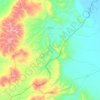 Pisacoma topographic map, elevation, terrain
