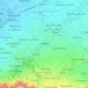 Delmas, Ouest topographic map, elevation, terrain