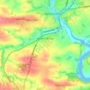 Merlin's Bridge topographic map, elevation, terrain
