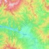 Toplița topographic map, elevation, terrain