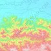 Puncak Jaya topographic map, elevation, terrain