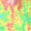 Sagada topographic map, elevation, terrain