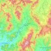 Bezirk Priwitz topographic map, elevation, terrain