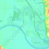 Big Sioux Township topographic map, elevation, terrain