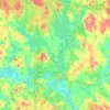 Mänttä-Vilppula topographic map, elevation, terrain