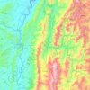 Guaduas topographic map, elevation, terrain