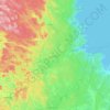 Province of Gästrikland topographic map, elevation, terrain