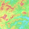Đông Giang topographic map, elevation, terrain