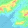 Overstrand Ward 8 topographic map, elevation, terrain