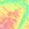 Richland County topographic map, elevation, terrain