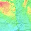 Iver topographic map, elevation, terrain
