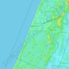 Zandvoort topographic map, elevation, terrain