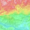 Brownsburg-Chatham topographic map, elevation, terrain