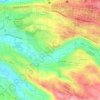 Arco Iris de la Cola topographic map, elevation, terrain