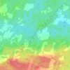 Hodson topographic map, elevation, terrain