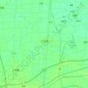 丁沟镇 topographic map, elevation, terrain