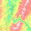 Stewart Township topographic map, elevation, terrain