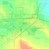 Town of Stettler topographic map, elevation, terrain