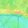 Saint-Maurice topographic map, elevation, terrain