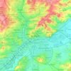 City of Nottingham topographic map, elevation, terrain