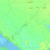Noakhali topographic map, elevation, terrain