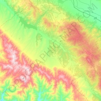 Municipality of Konche topographic map, elevation, terrain