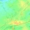 Fournes-en-Weppes topographic map, elevation, terrain