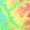 Véry topographic map, elevation, terrain