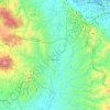 Malungon topographic map, elevation, terrain