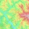 Rajgarh topographic map, elevation, terrain