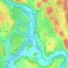 Chazey-Bons topographic map, elevation, terrain